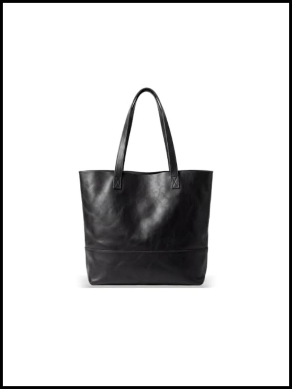 Full-Grain Leather Tote Bag Fits 16 Inch Laptop Large Work Bag